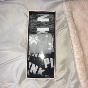 3 Pairs of Pink Socks